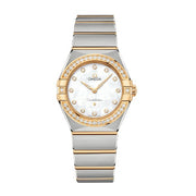 OMEGA Constellation Quartz 28mm Yellow Gold on Steel Diamond Bezel